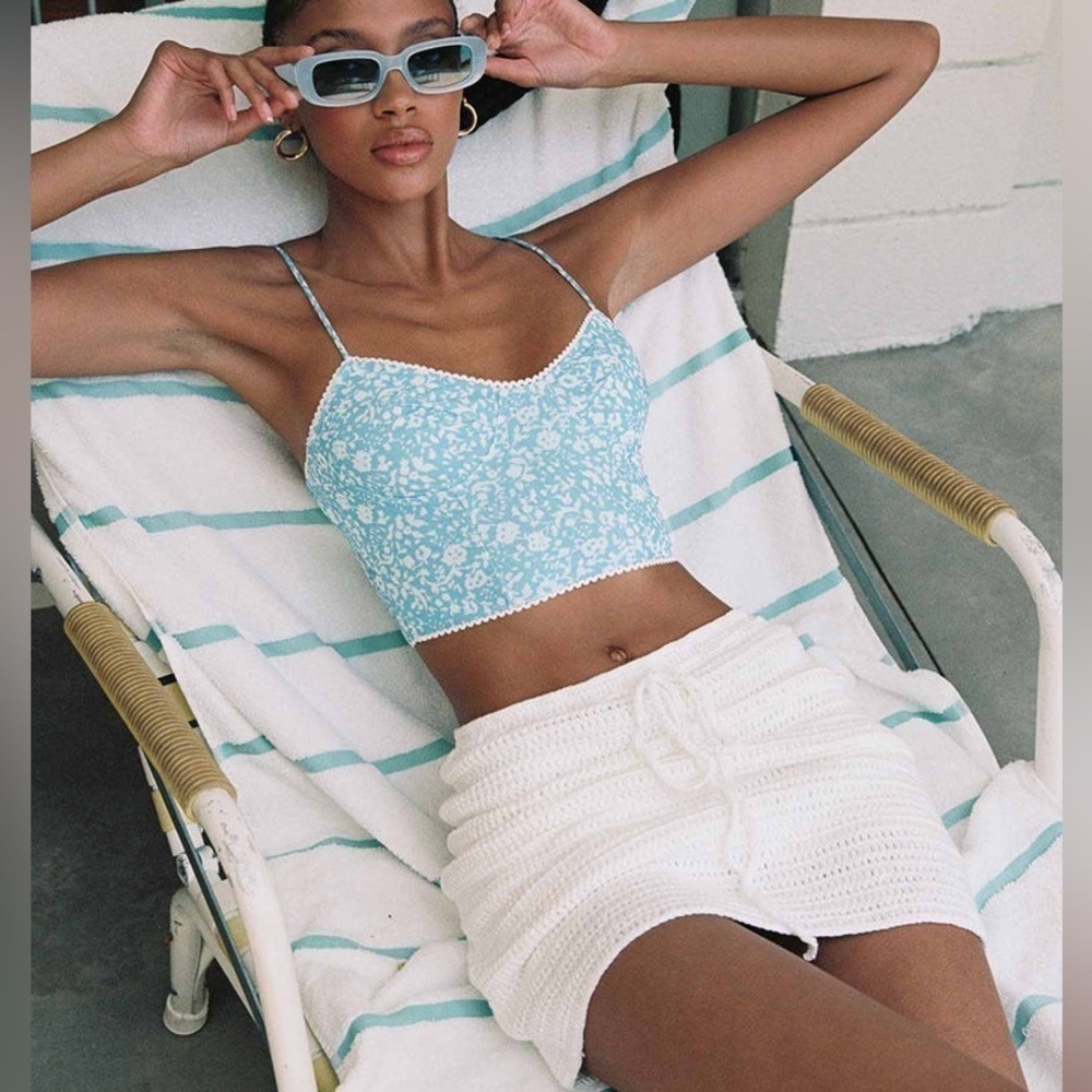 Princess Polly Avoca skirt white xs/s​​​​​​